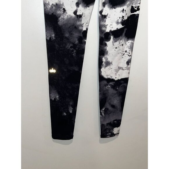 ALO YOGA Airbrush High Waist Leggings In Black Blast  Women's XS - Picture 5 of 11